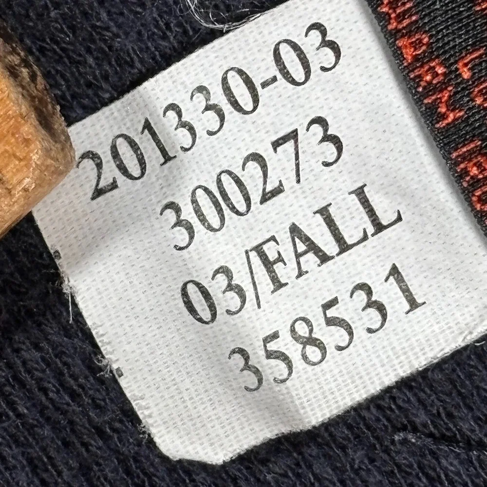 Vintage Banana Republic Ribbed Sweater  100% Cotton M Navy Crew Neck Pullover